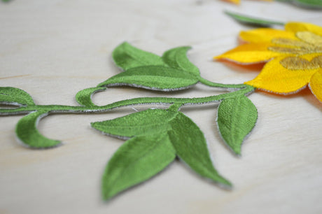 Lily Flower Iron-On Patch Applique