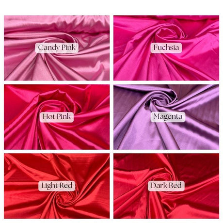 Satin Charmeuse Satin Fabric - Smooth Non-Stretch, 60" Width