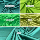 Satin Charmeuse Satin Fabric - Smooth Non-Stretch, 60" Width