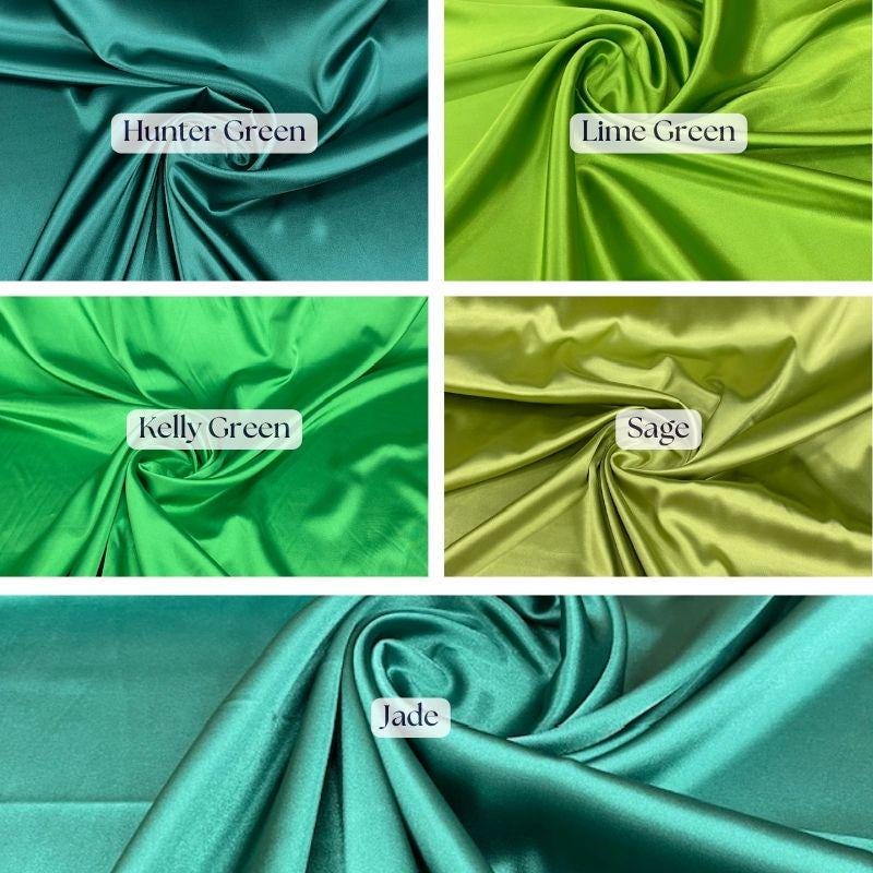 Stretch Charmeuse Satin Fabric - Silky Smooth, 60" Width