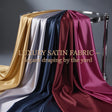 Stretch Charmeuse Satin Fabric - Silky Smooth, 60" Width