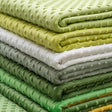 Minky Dot 100 Percent Polyester Fabric - Sage, Lime, Mint, Olive, Polka Dot, 60" Width (1 Yard)