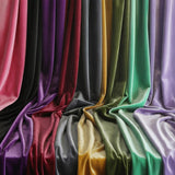 Silk Rayon Velvet Fabric - 45" Wide, Ultra-Soft, Luxurious