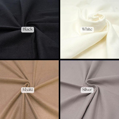 100 Percent Cotton Flannel Fabric - Solid, Soft Brushed Cloth, 60" Width
