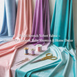 Pastel Stretch Velvet Fabric - Baby Blue, Pastel Pink, Light Orchid, Tiffany Blue, Turquoise, 58-60" Width