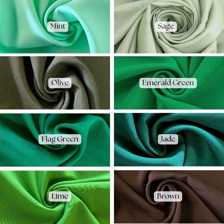 Poly Poplin Polyester Fabric - Wrinkle-Resistant, 60" Width