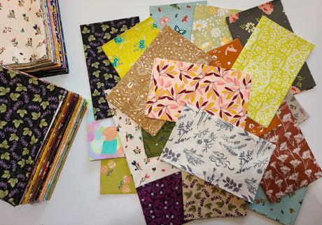 Fat Quarter Bundle Random Moda Fabrics Happy Saturday Stash Building 100% Cotton