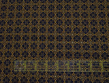 Quilting Cotton Geo Floral Fleur CD3188 Black Timeless Treasures