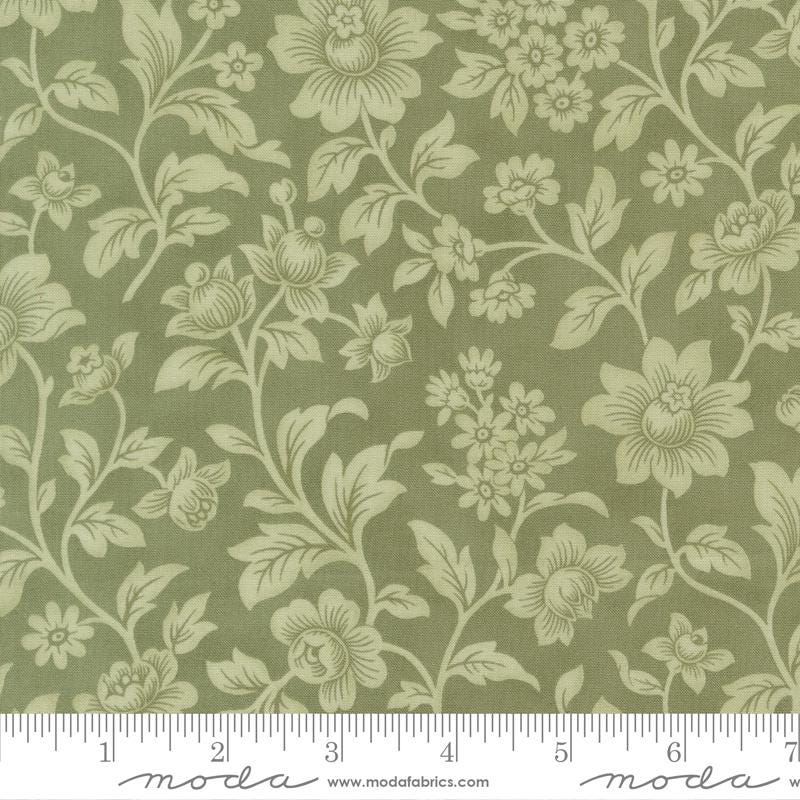 Quilting Cotton Ambiance Eucalyptus Floral Moda