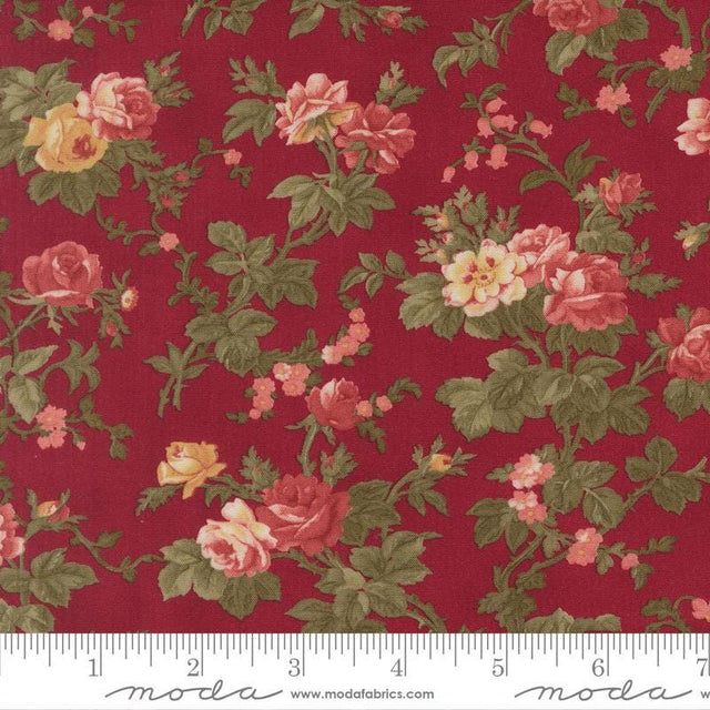 Quilting Cotton Ambiance Rose Floral Moda Fabrics
