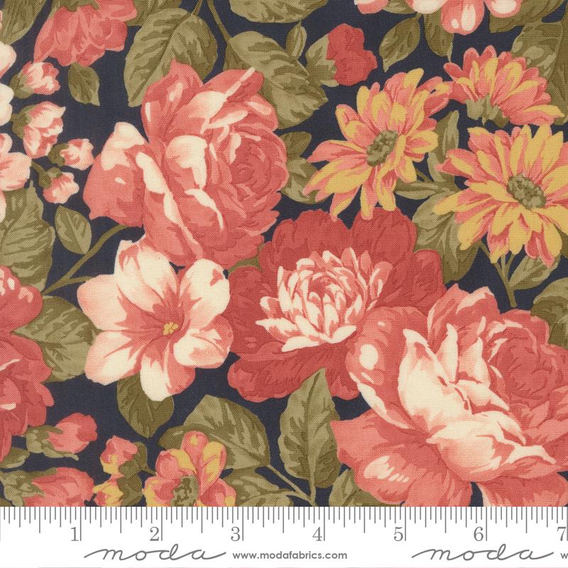 Quilting Cotton Ambiance Midnight Floral 100% Cotton Moda