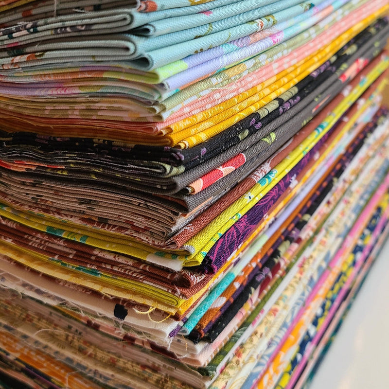 Fat Quarter Bundle Random Moda Fabrics Happy Saturday Stash Building 100% Cotton