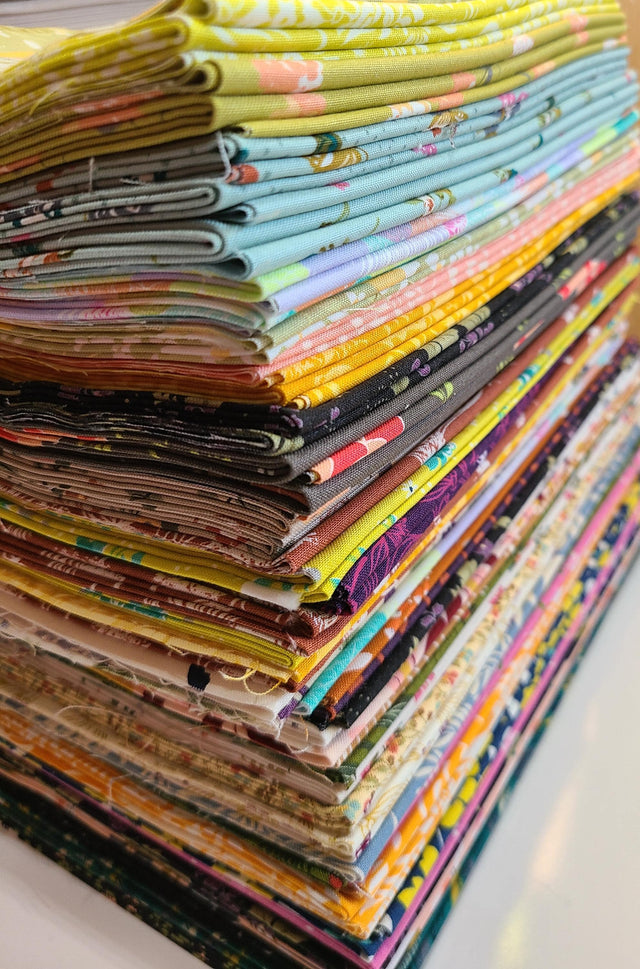 Fat Quarter Bundle Random Moda Fabrics Happy Saturday Stash Building 100% Cotton