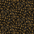 Quilting Cotton Scarlet Beauty Tossed Gold Geranium Fleur Black Timeless Treasures