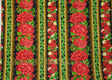 Quilting Cotton Scarlet Beauty Border Stripe Fleur Black Timeless Treasures