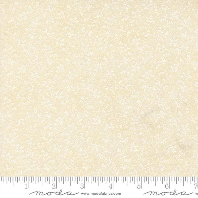 Quilting Cotton Ambiance Porcelain White Floral Moda Fabrics