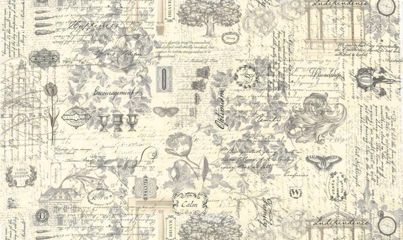 108" Wide Quilt Backing 3 Sisters Fav Collage Char 108017 11 Moda