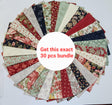Fat Quarter Bundle Moda Ambiance Floral 100% Cotton
