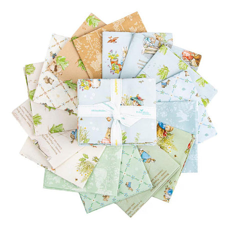 Fat Quarter Bundle Peter Rabbit™ and Benjamin Bunny™ Floral Kids Riley Blake Designs