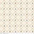 Quilting Cotton Peter Rabbit™ and Benjamin Bunny™ Lattice Cream Riley Blake