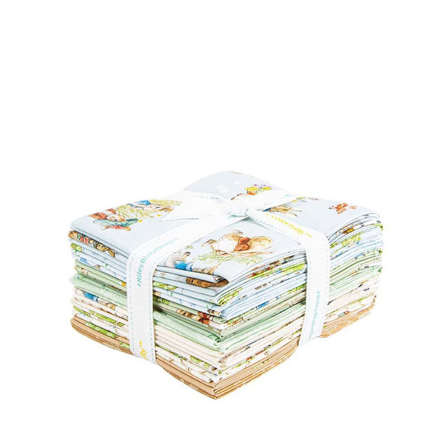 Fat Quarter Bundle Peter Rabbit™ and Benjamin Bunny™ Floral Kids Riley Blake Designs