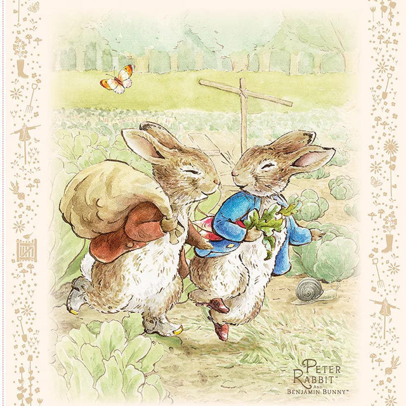 Fabric Panel Peter Rabbit and Benjamin Bunny Riley Blake