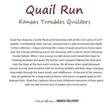 Charm Pack Quail Run Moda Kansas Troubles