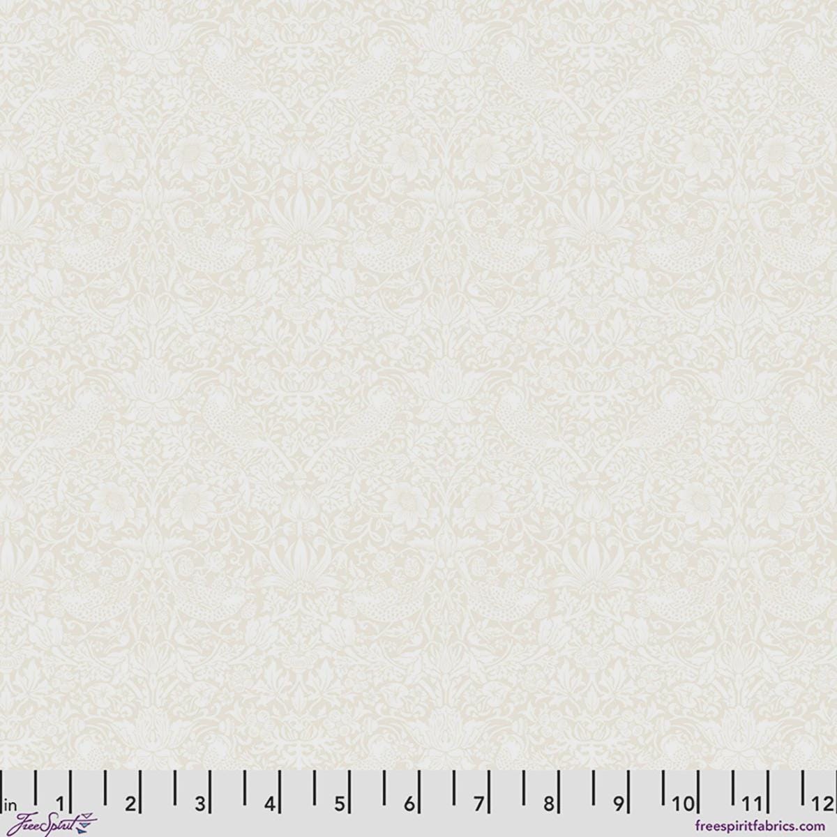 Quilting Cotton Original Morris Tonal Strawberry Thief Powdered Chalk