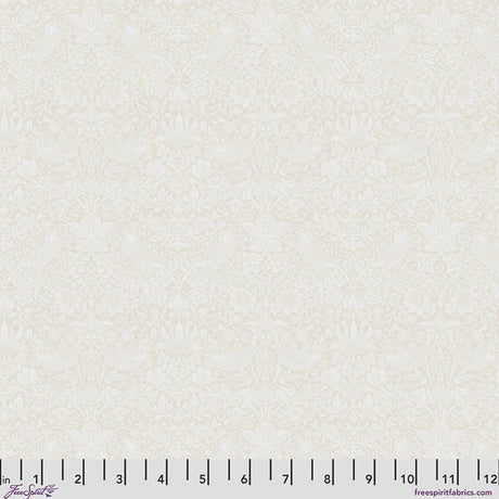Quilting Cotton Original Morris Tonal Strawberry Thief Powdered Chalk