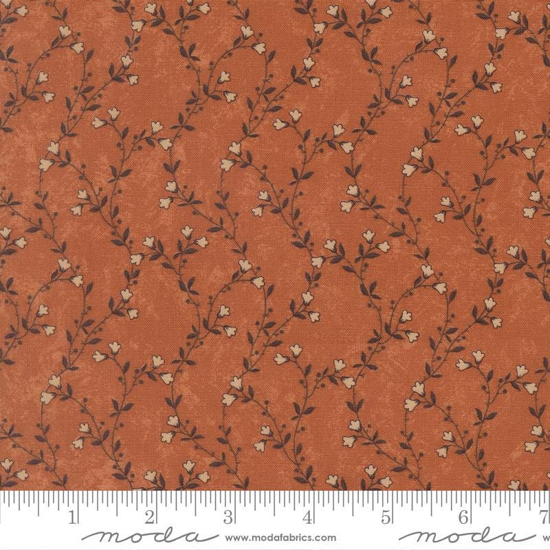 Quilting Cotton Kansas Troubles Quail Run Pumpkin Moda