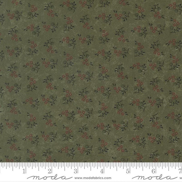 Quilting Cotton Quail Run Grass 9834 15 Moda