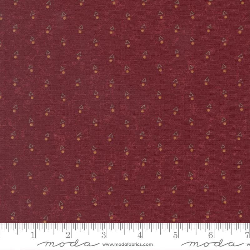 Quilting Cotton Kansas Troubles Quail Run Brick 9836 13 Moda