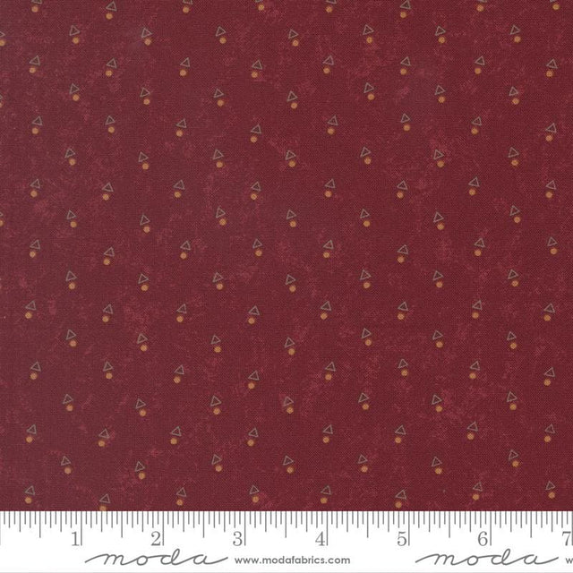 Quilting Cotton Kansas Troubles Quail Run Brick 9836 13 Moda