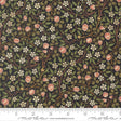 Quilting Cotton Morris Muse Ebony Floral Moda