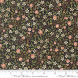 Quilting Cotton Morris Muse Ebony Floral Moda