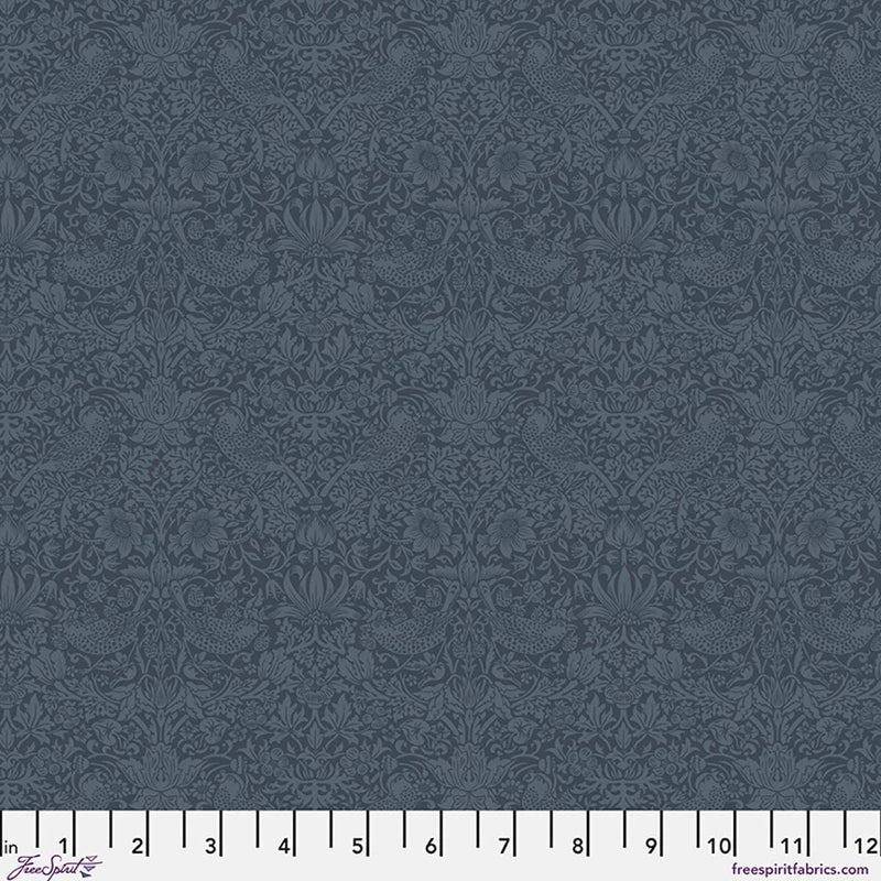 Quilting Cotton Original Morris Tonal Strawberry Thief The Trellis Palette