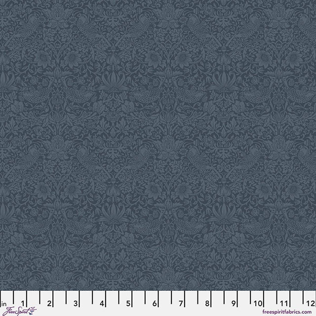 Quilting Cotton Original Morris Tonal Strawberry Thief The Trellis Palette