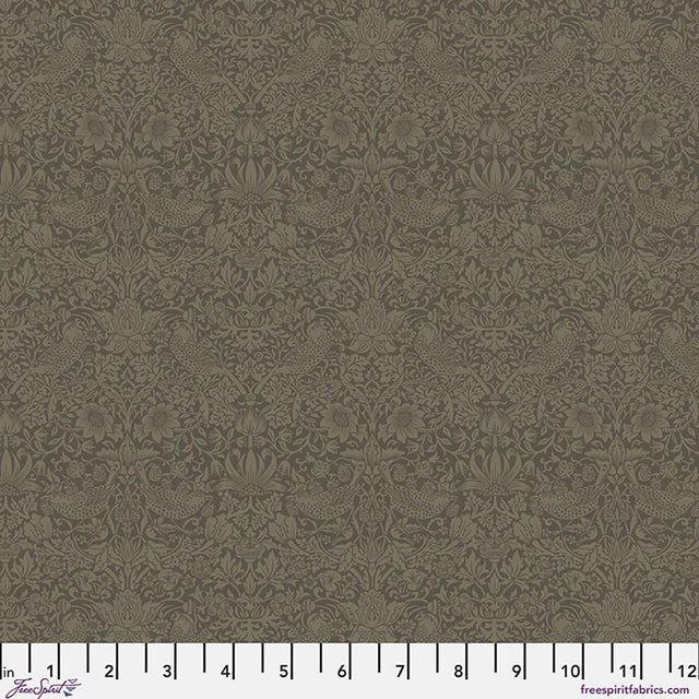Quilting Cotton Original Morris Tonal Strawberry Thief Trellis Free Spirit