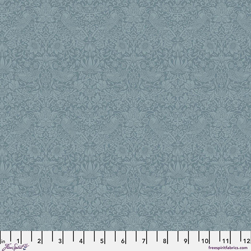 Quilting Cotton Original Morris Tonal Strawberry Thief River Wandle
