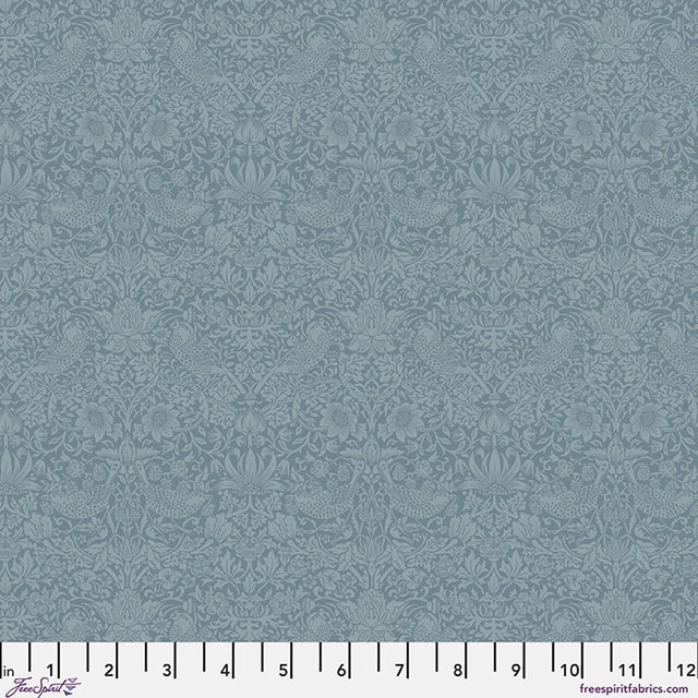 Quilting Cotton Original Morris Tonal Strawberry Thief River Wandle