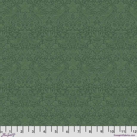 Quilting Cotton Original Morris Tonal Strawberry Thief Trellis Palette