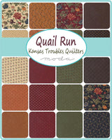 Quilting Cotton Kansas Troubles Quail Run Pumpkin Moda