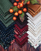 Quilting Cotton Kansas Troubles Quail Run Pumpkin Moda