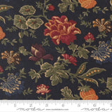 Quilting Cotton Kansas Troubles Quail Run Indigo Floral Moda