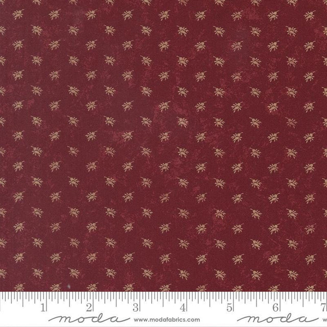 Quilting Cotton Kansas Troubles Quail Run Brick Moda
