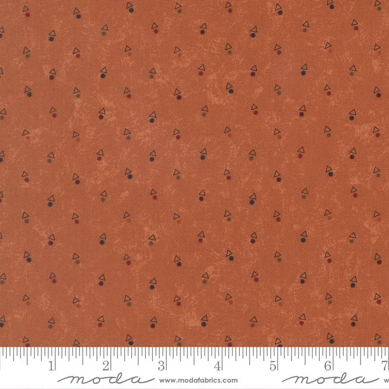 Quilting Cotton Kansas Troubles Quail Run Pumpkin Moda