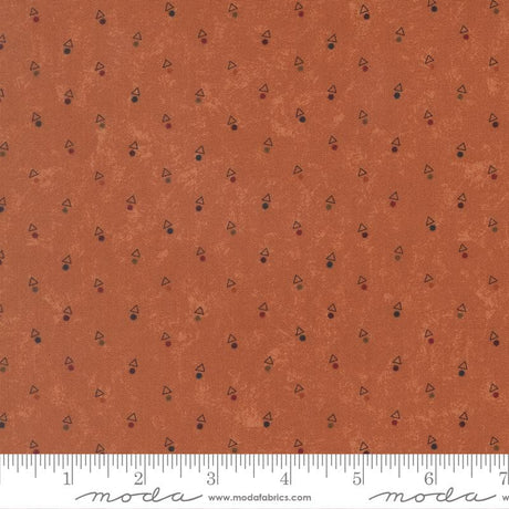 Quilting Cotton Kansas Troubles Quail Run Pumpkin Moda