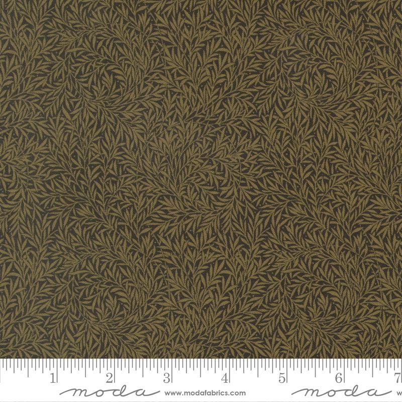 Quilting Cotton Morris Muse Ebony by Barbara Brackman Moda