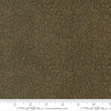 Quilting Cotton Morris Muse Ebony by Barbara Brackman Moda