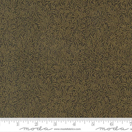 Quilting Cotton Morris Muse Ebony by Barbara Brackman Moda